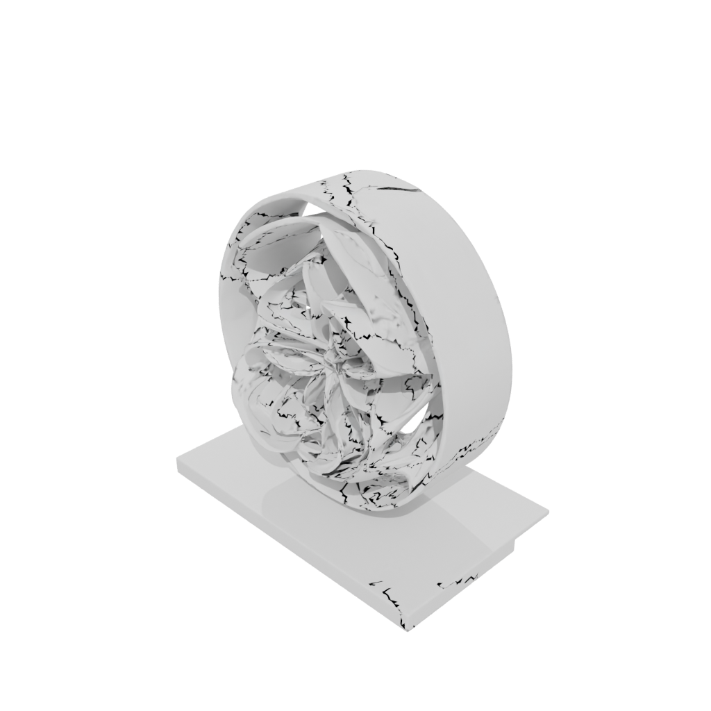 Woodgrain Abstract Sculpture