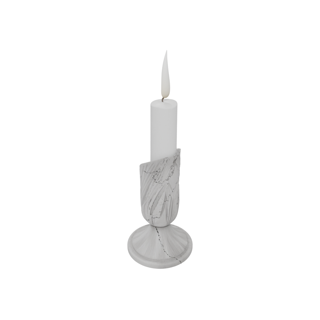 Woodgrain Candle Snuffer Stand