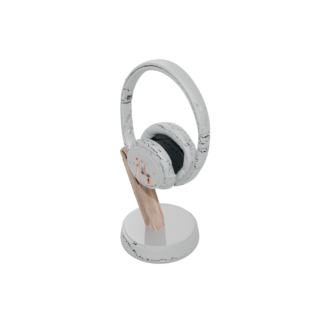 Woodgrain Earbud Stand