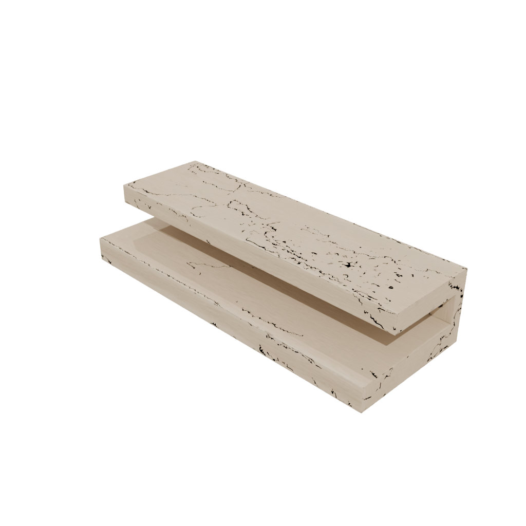 Woodgrain Floating Shelf Bracket