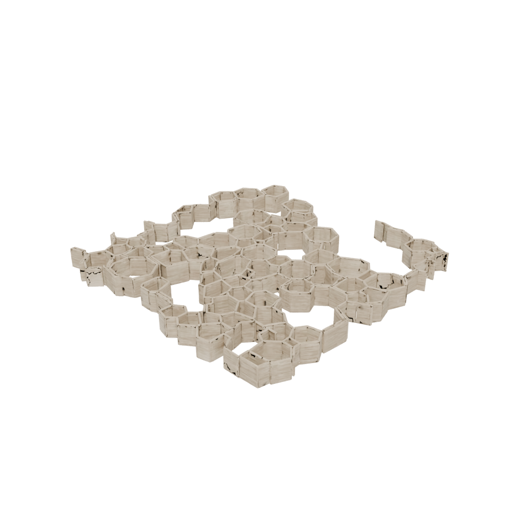 Woodgrain Honeycomb Shelf Module