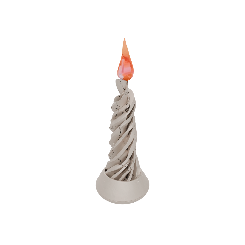 Woodgrain Incense Holder Spiral