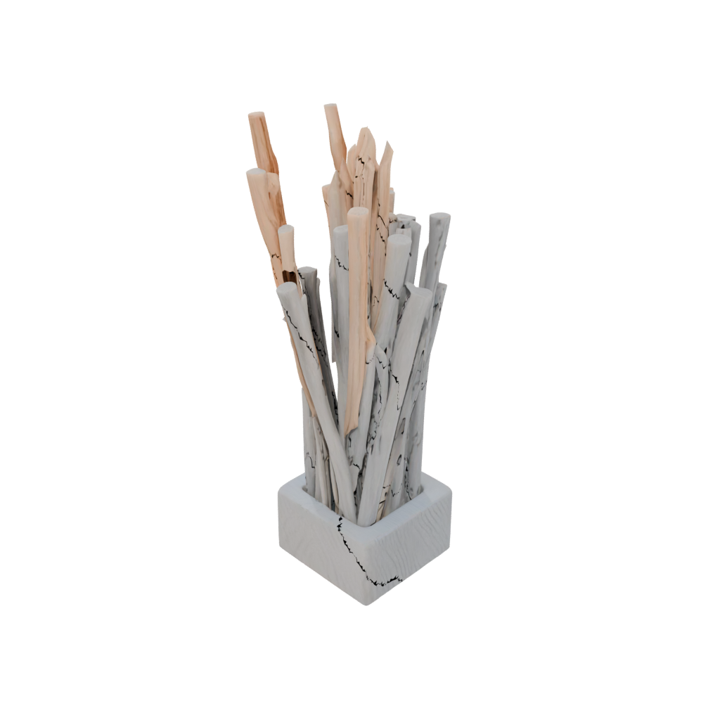 Woodgrain Matchstick Holder