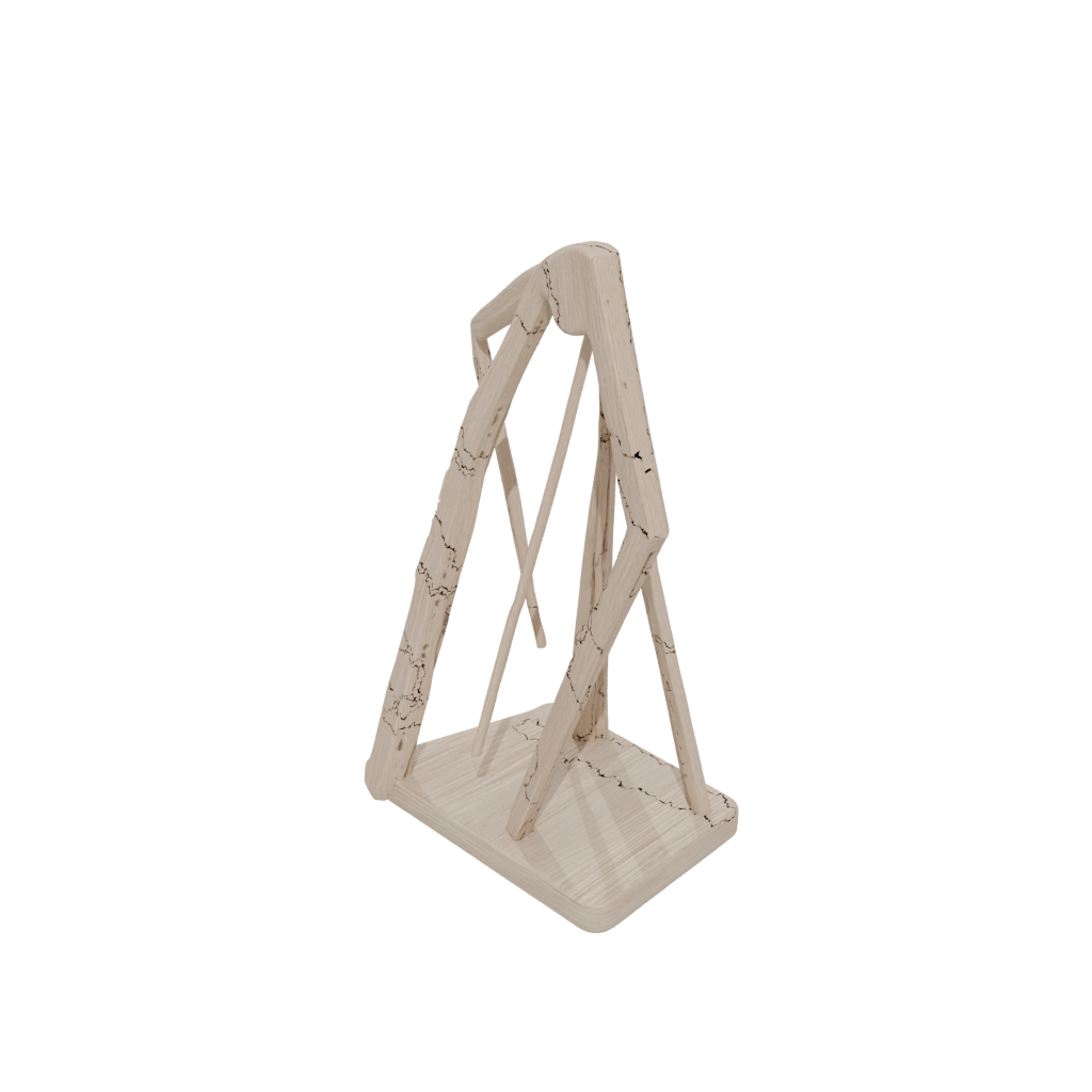 Woodgrain Minimalist Photo Stand