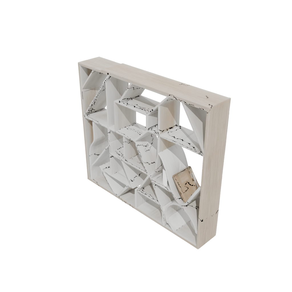 Woodgrain Wall-Mounted Organizer