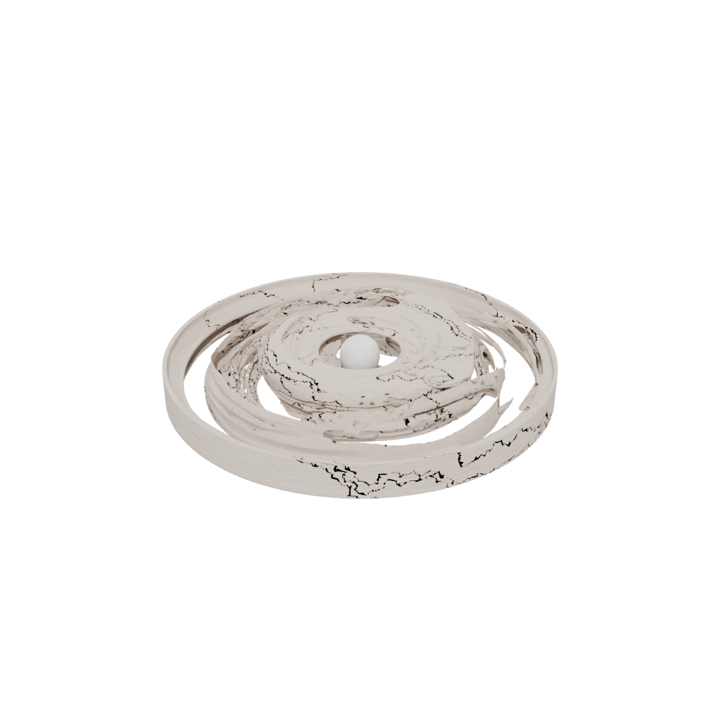 Woodgrain Organic Moon-Phase Wall Hanging