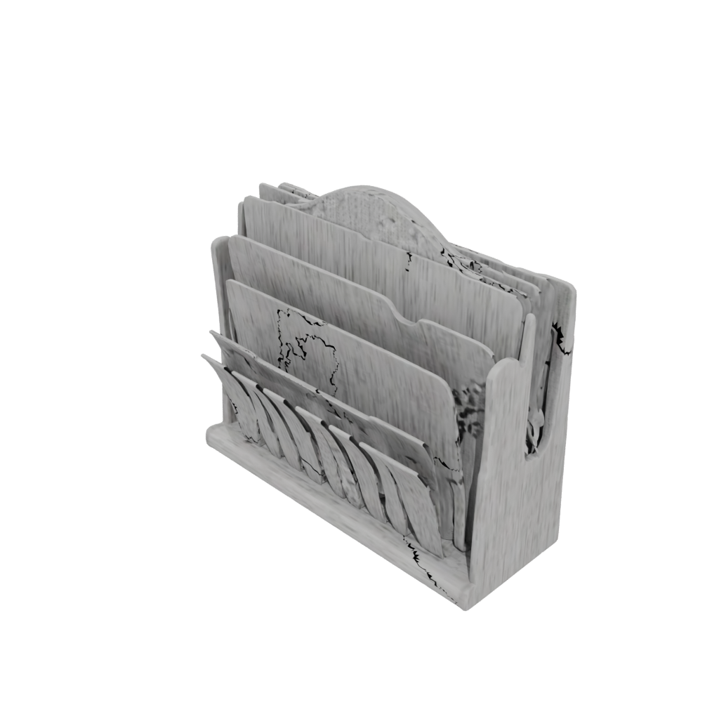 Woodgrain Rustic Letter Rack