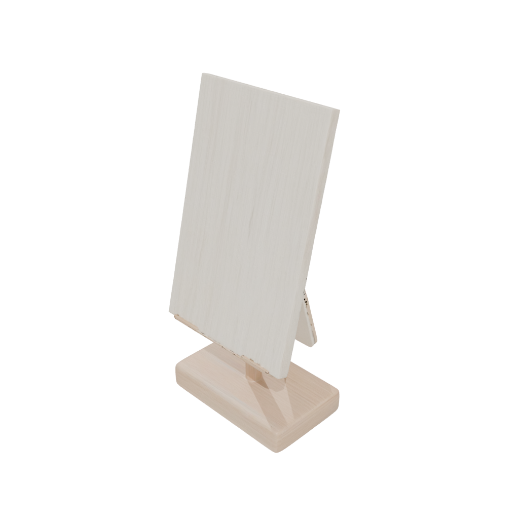 Woodgrain Rustic Minimalist Photo Stand