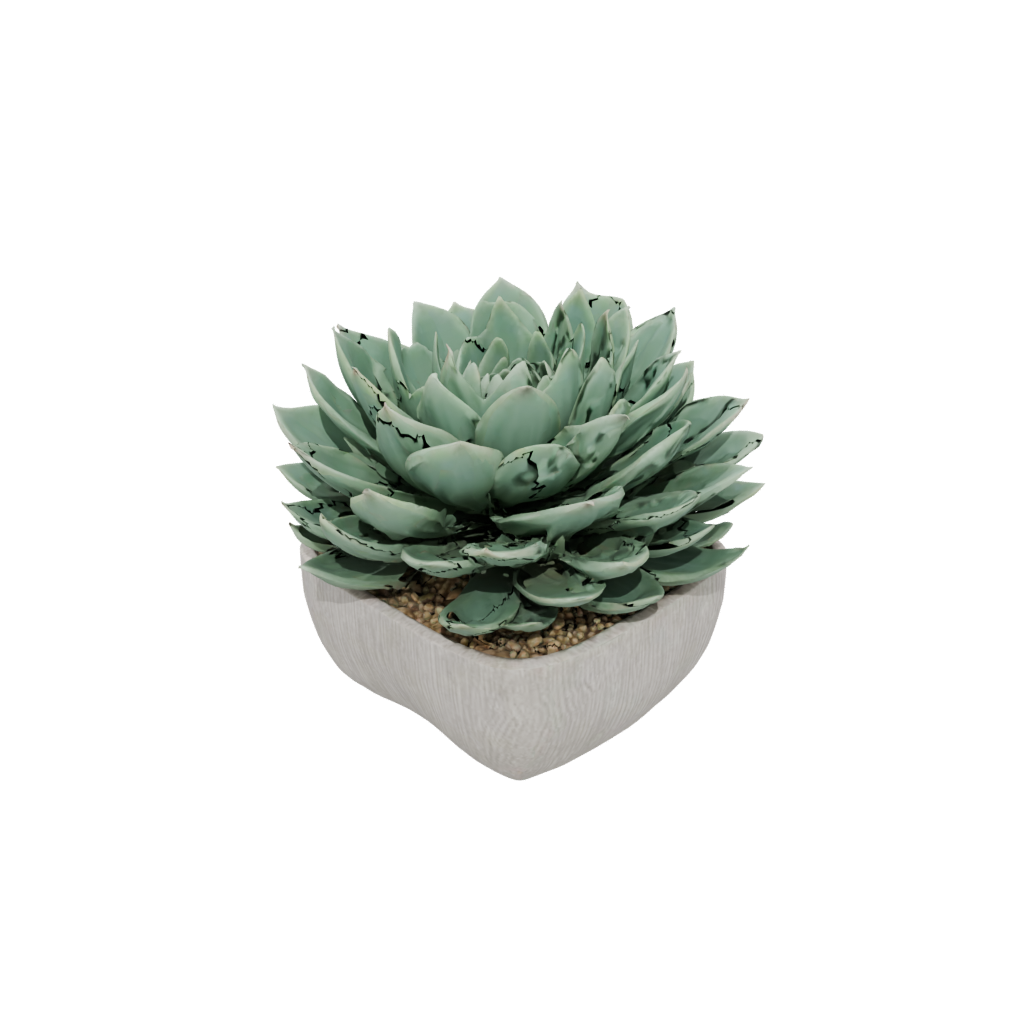 Woodgrain Rustic Modern Succulent Planter