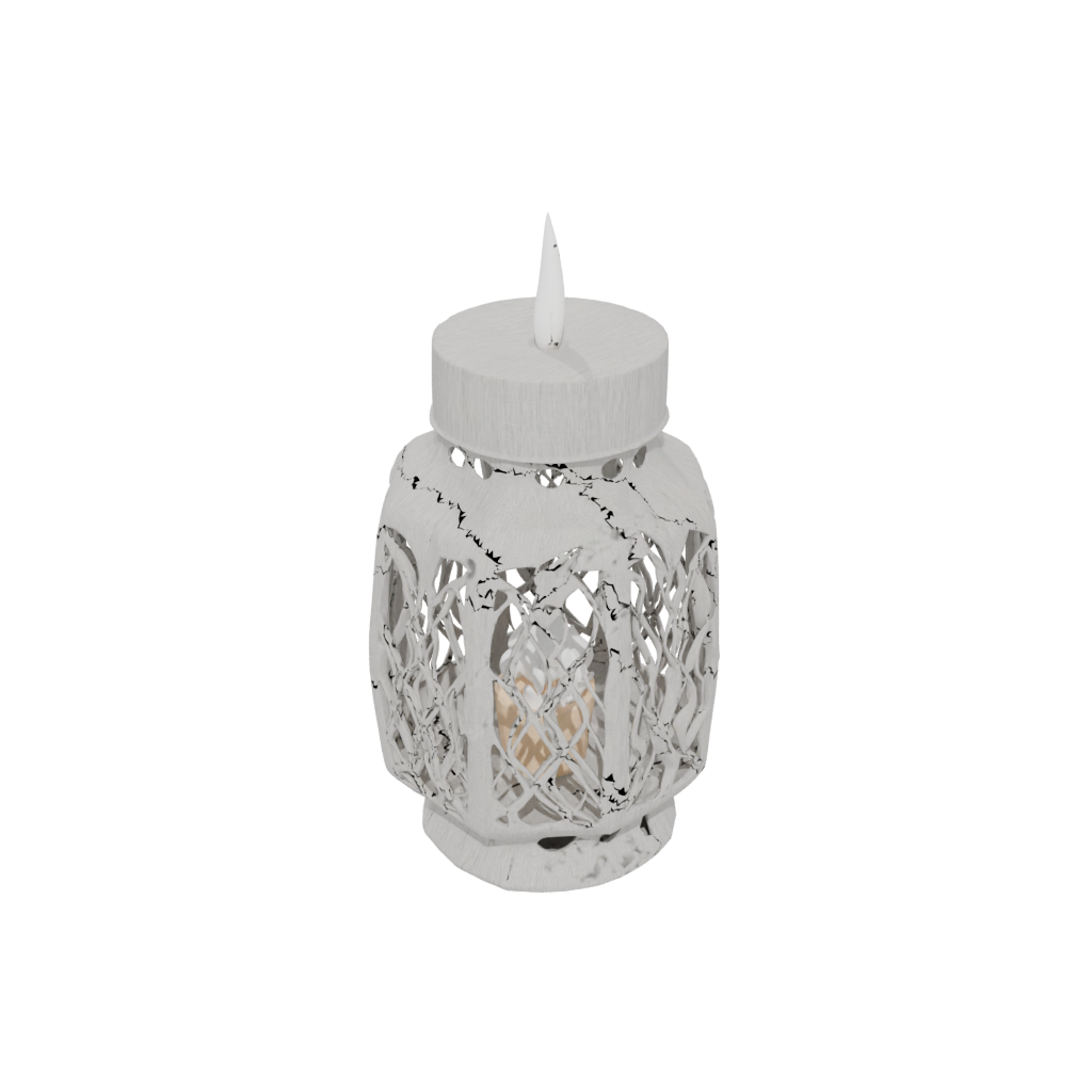Woodgrain Rustic Tealight Lantern