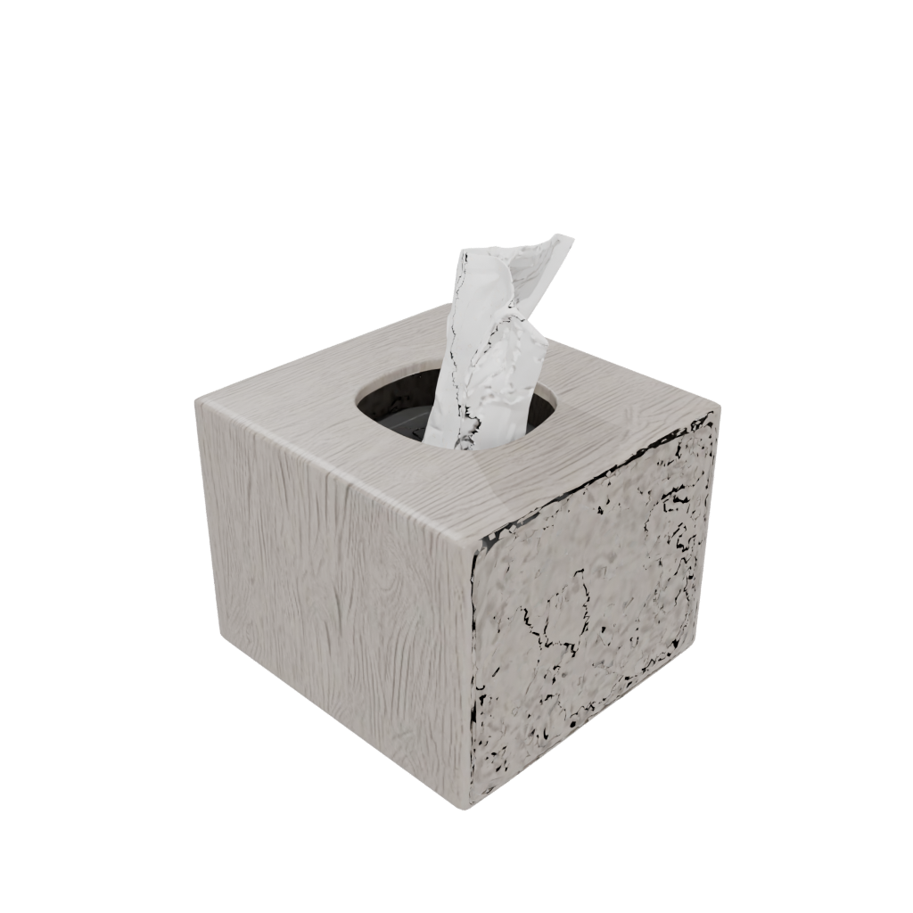 Woodgrain Rustic Tissue Box Cover