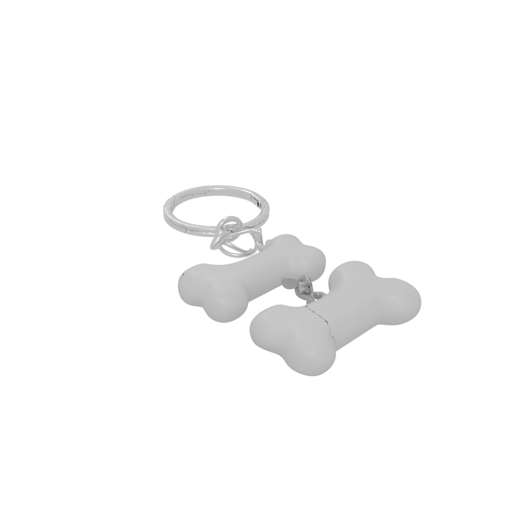 3D Dog Bone Charm