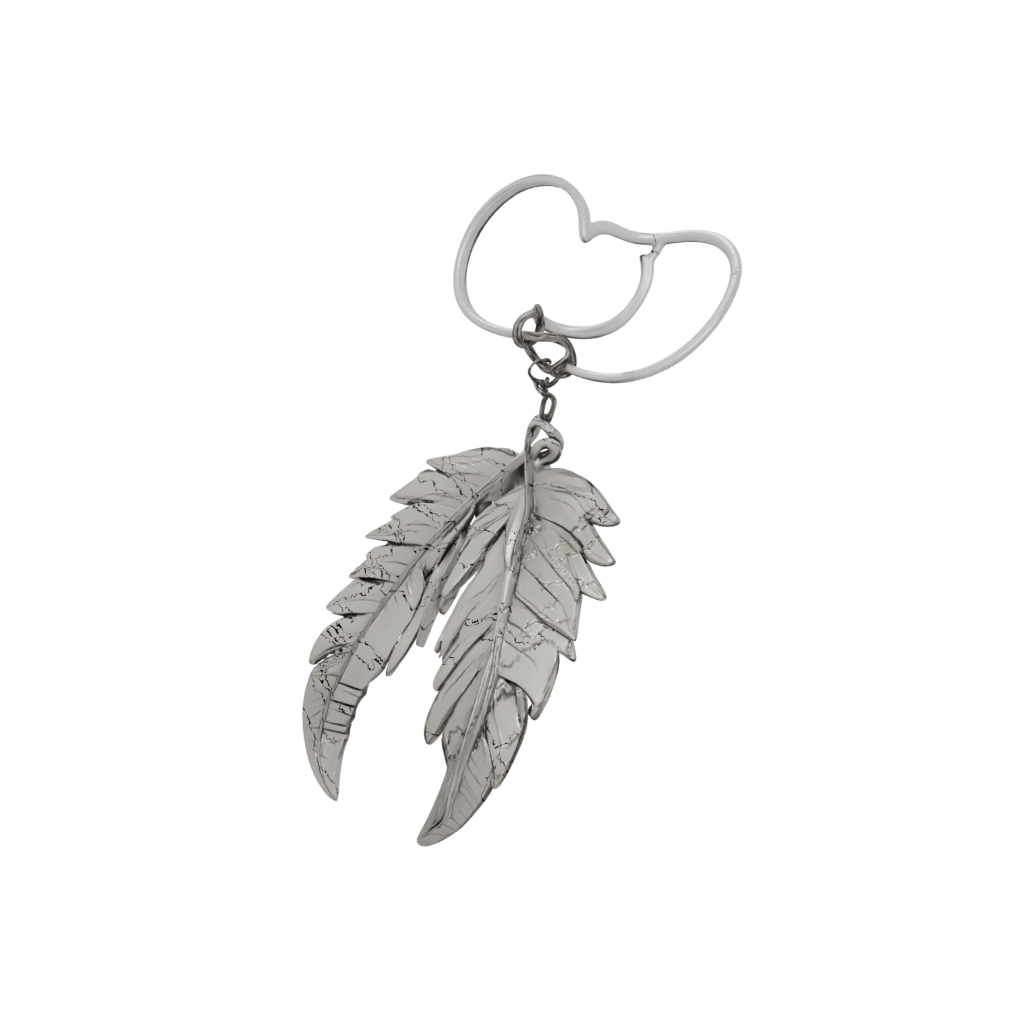 3D Feather Charm