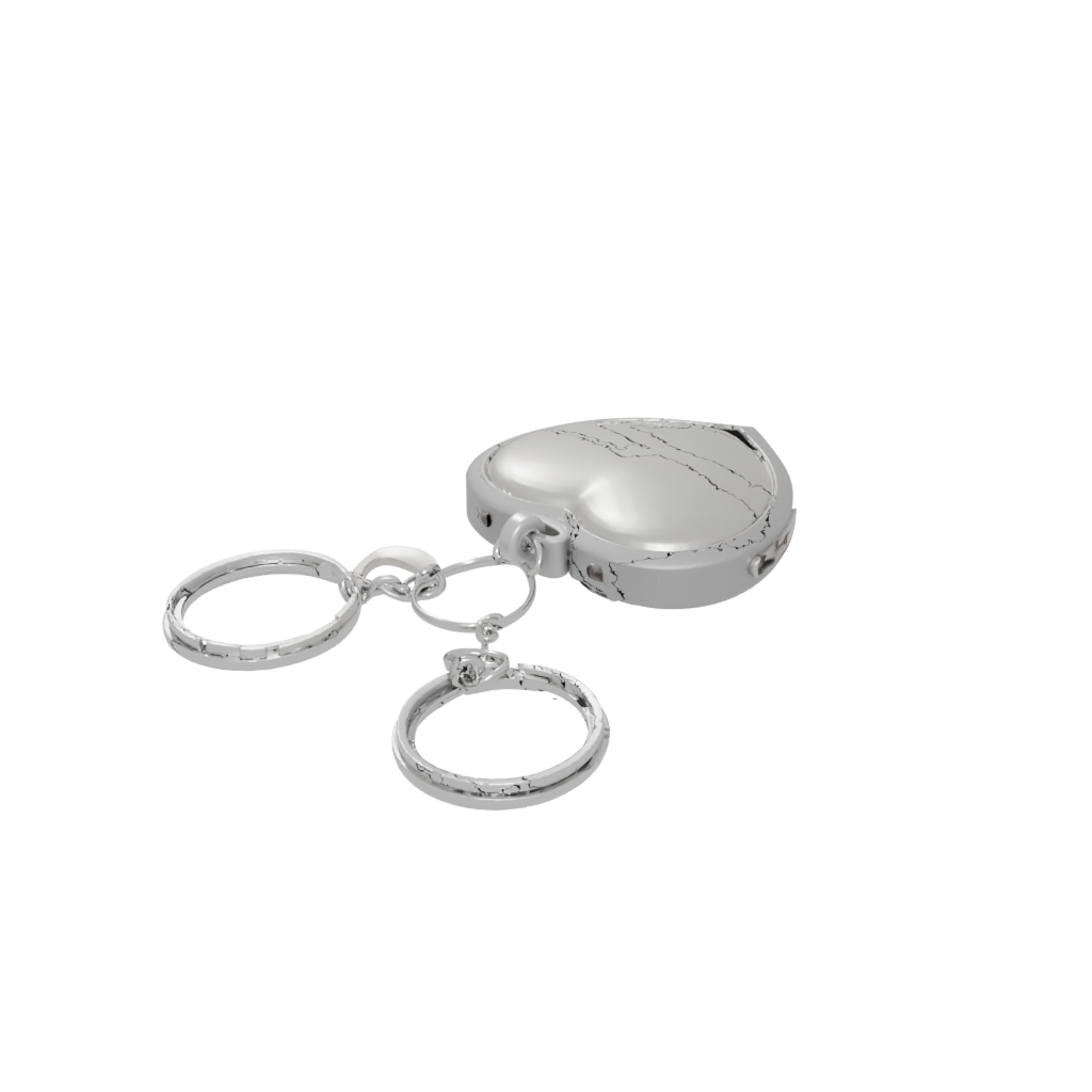 3D Heart Locket Charm — keychains 3D print model, STL