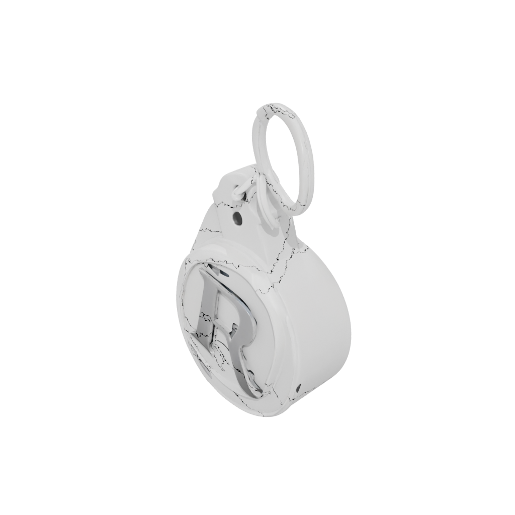 3D Monogram Initial R