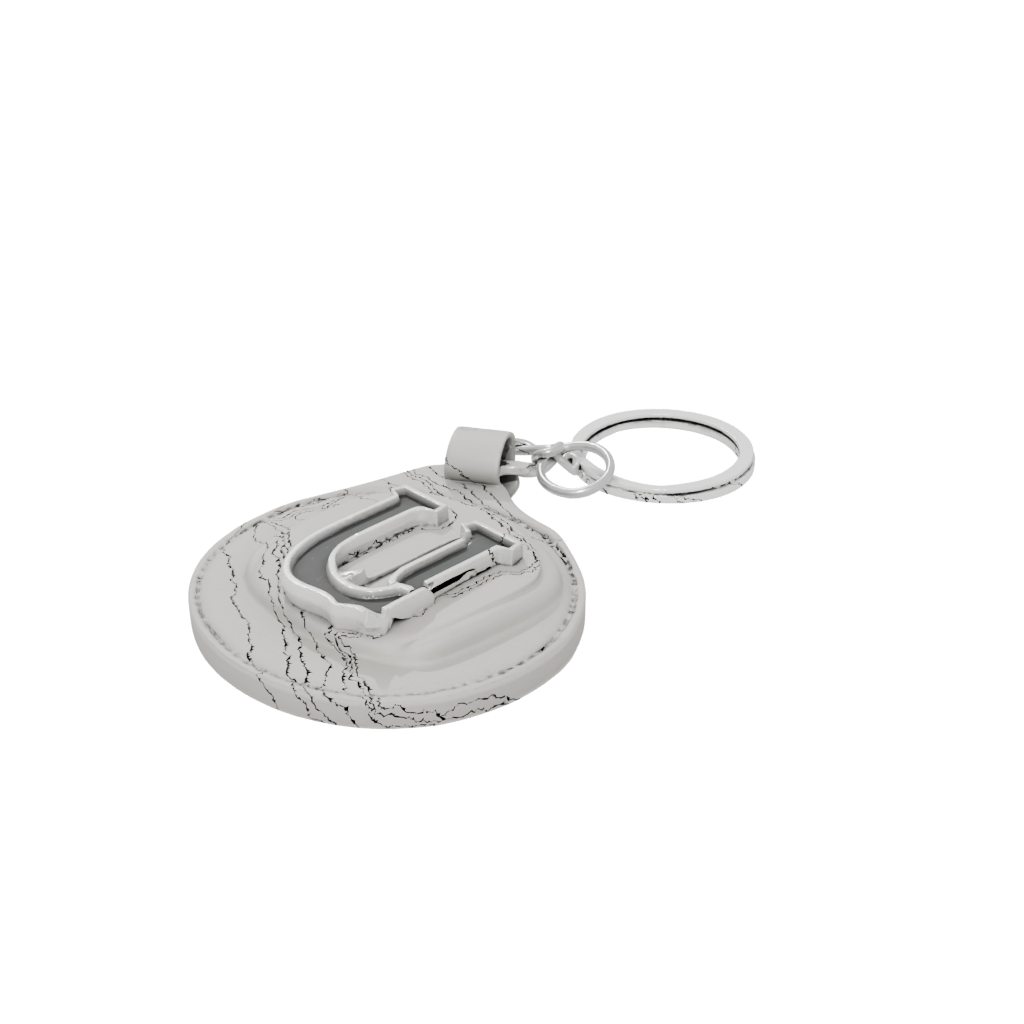 3D Monogram Initial U