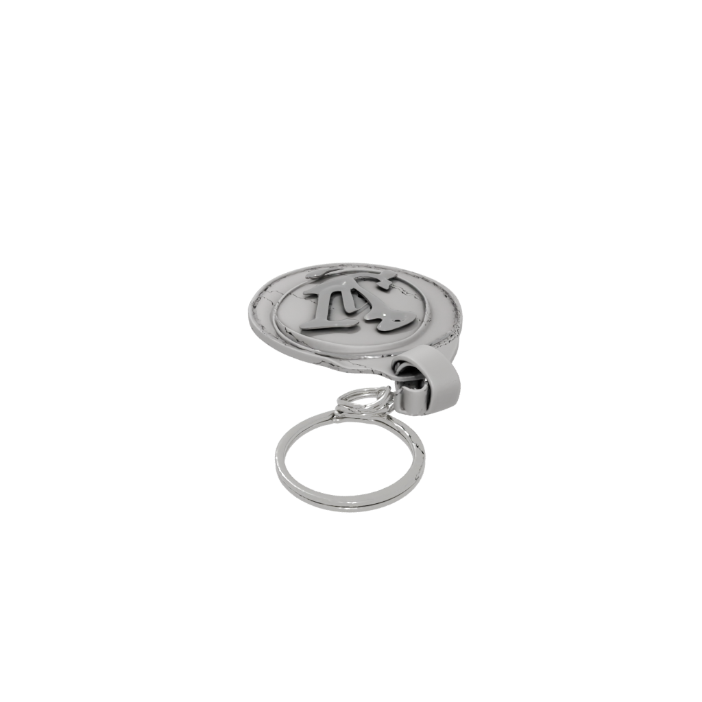 3D Monogram Initial Y — keychains 3D print model, STL
