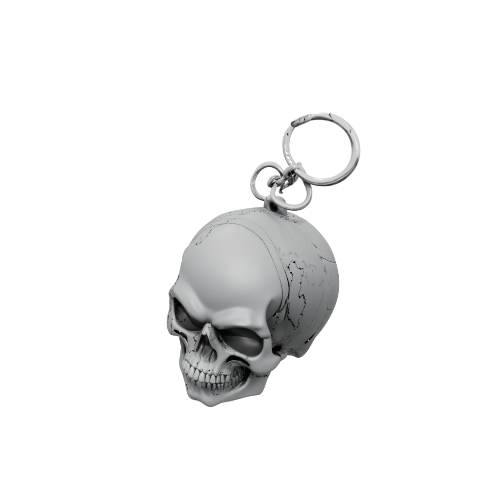 3D Skull Charm