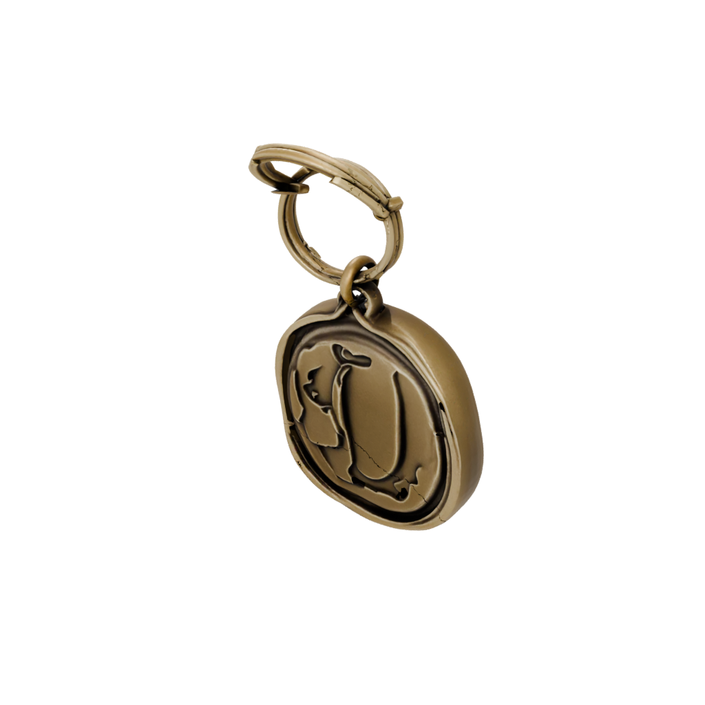Bronze 3D Monogram Initial B