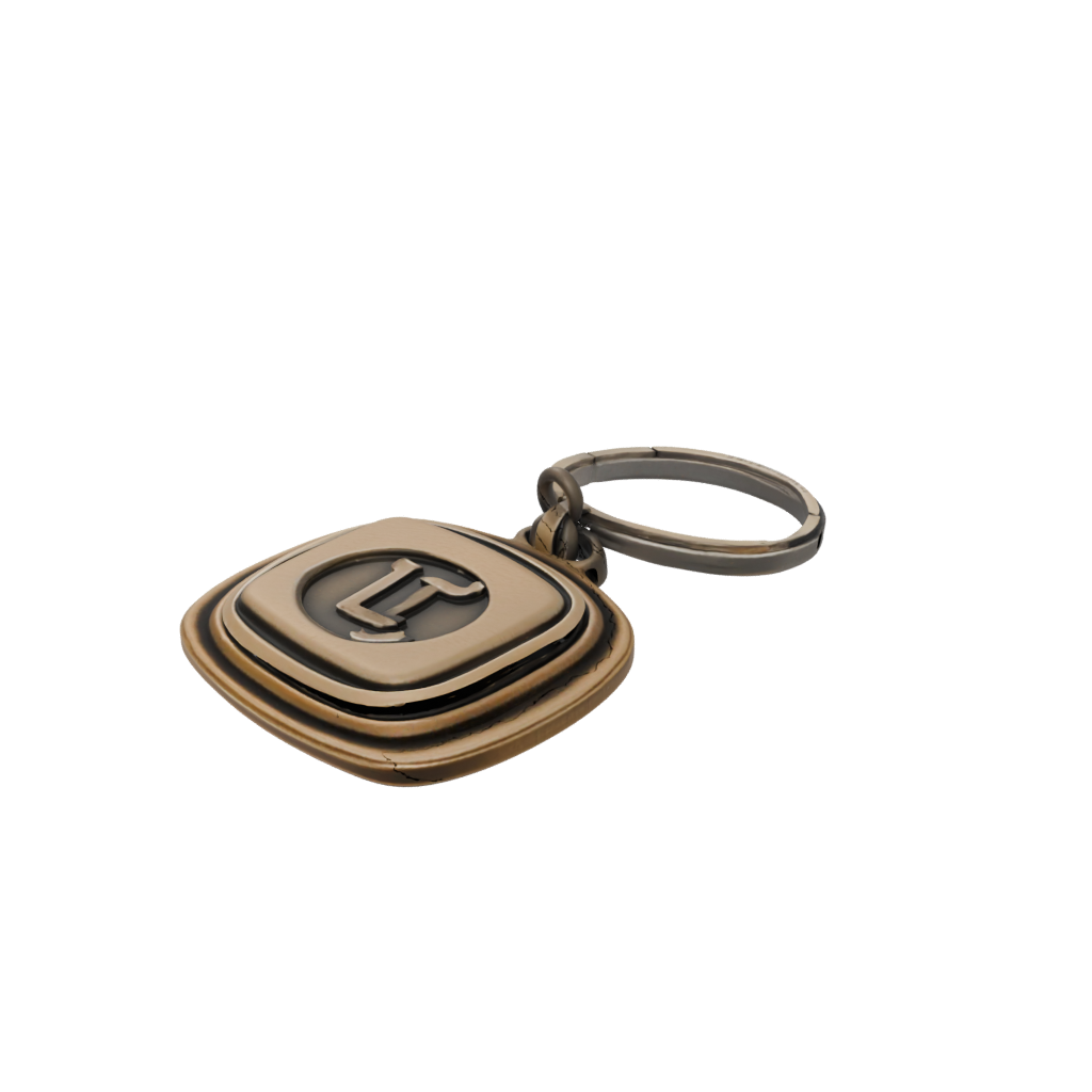 Bronze 3D Monogram Initial E