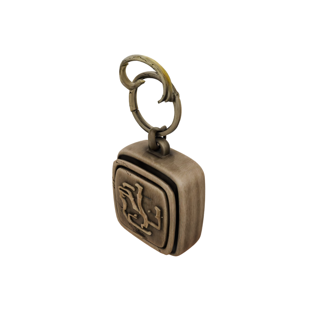 Bronze 3D Monogram Initial I