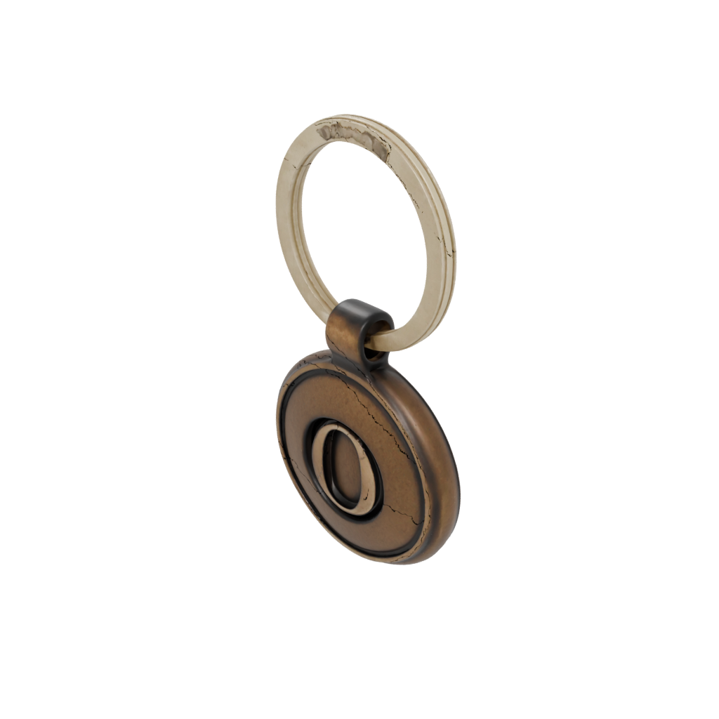 Bronze 3D Monogram Initial O