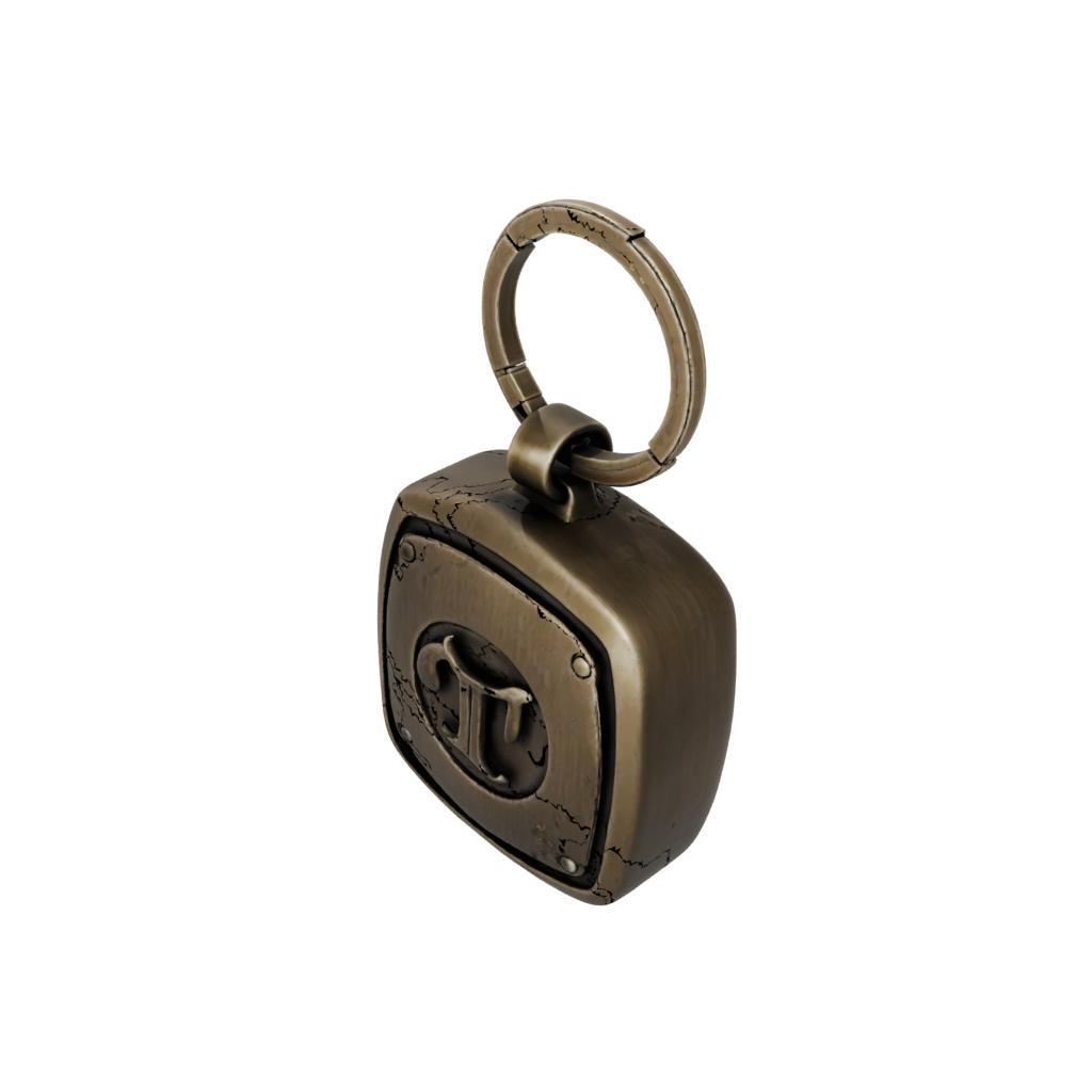 Bronze 3D Monogram Initial T
