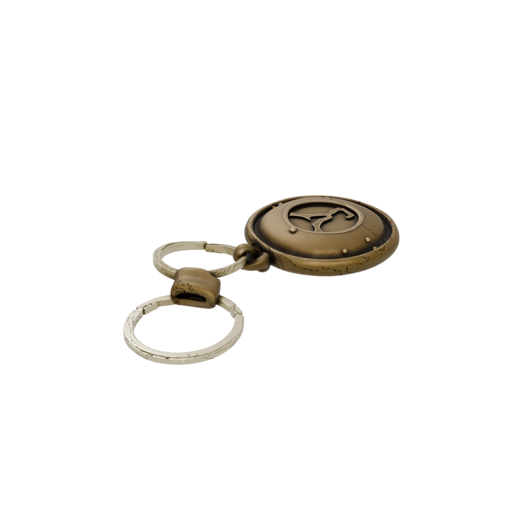 Bronze 3D Monogram Initial Y