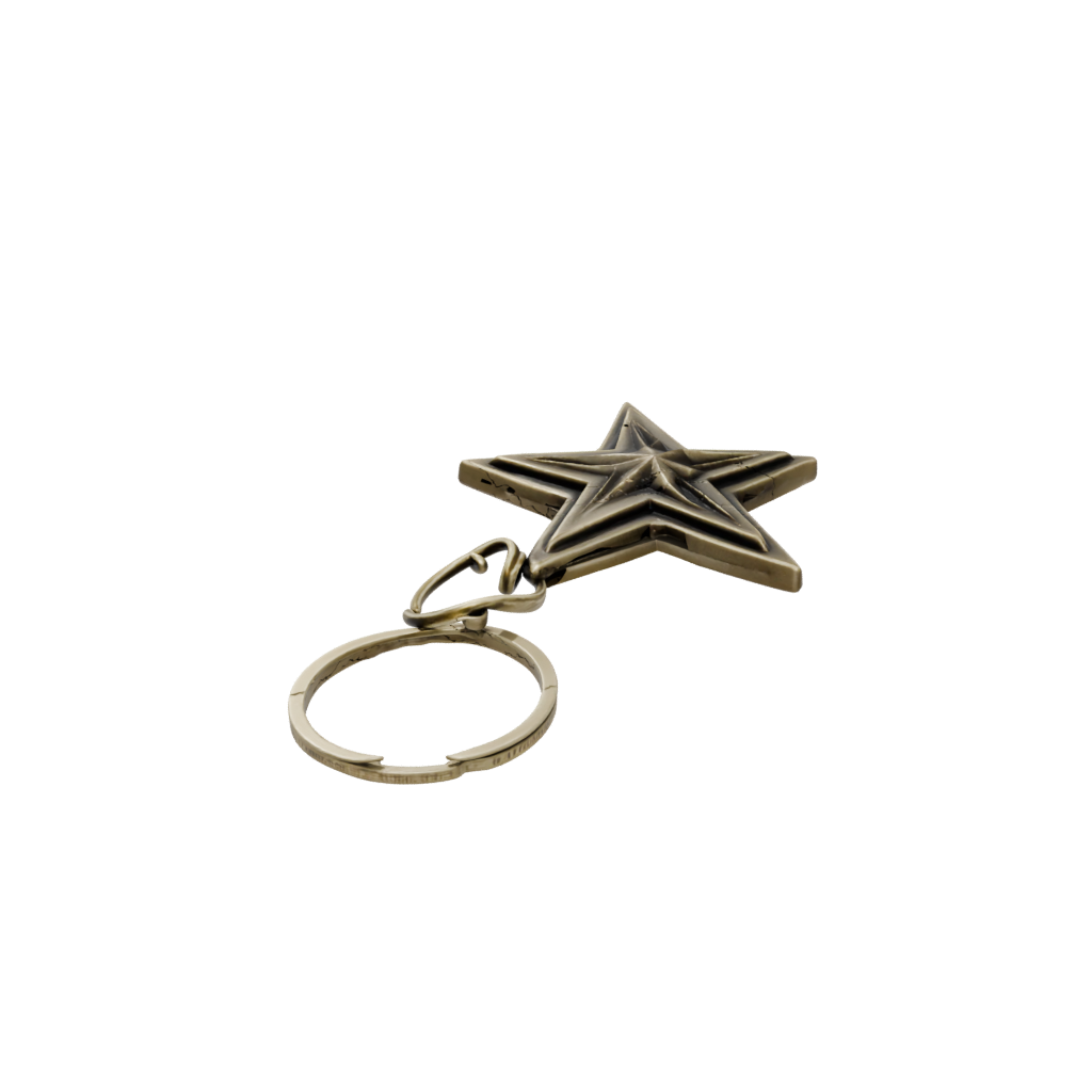 Bronze 3D Star Charm