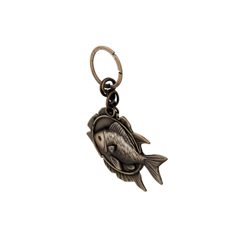 Bronze Fish Charm