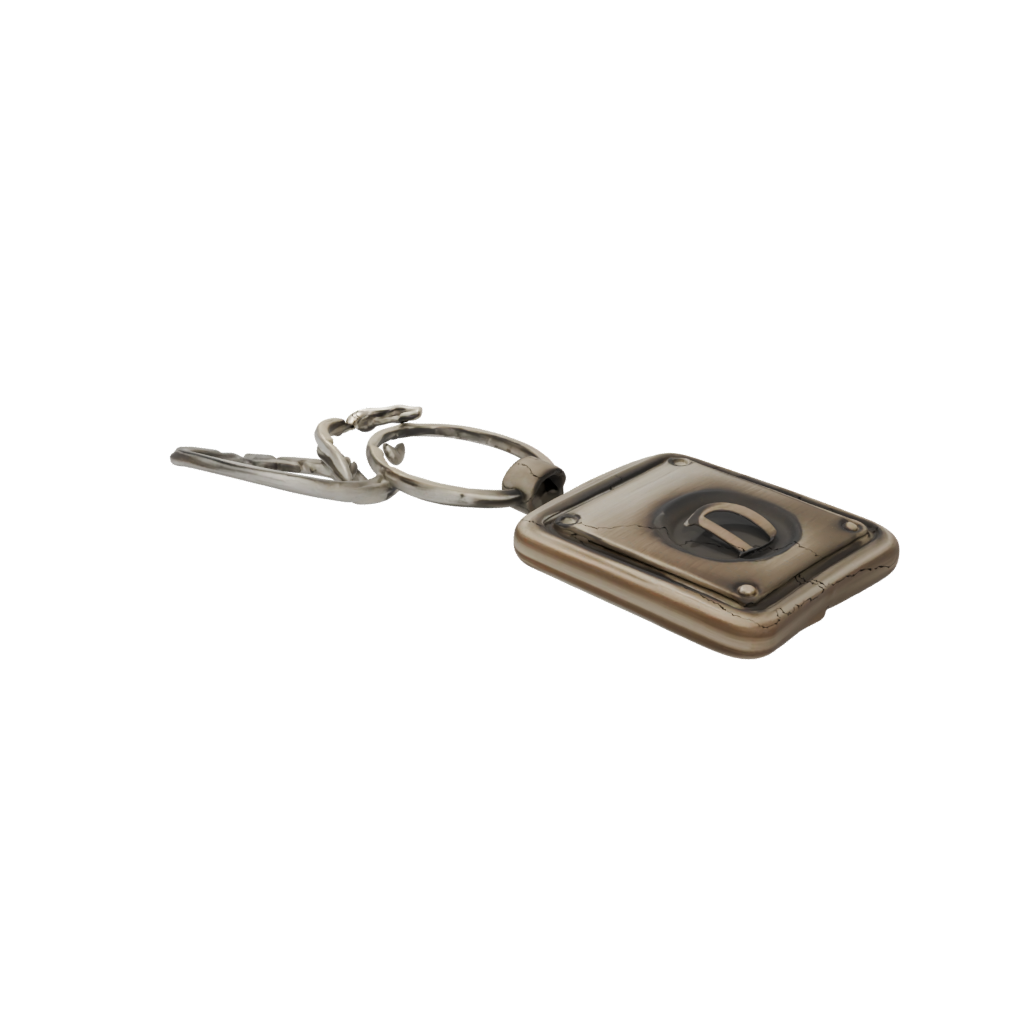 Bronze Monogram Initial D