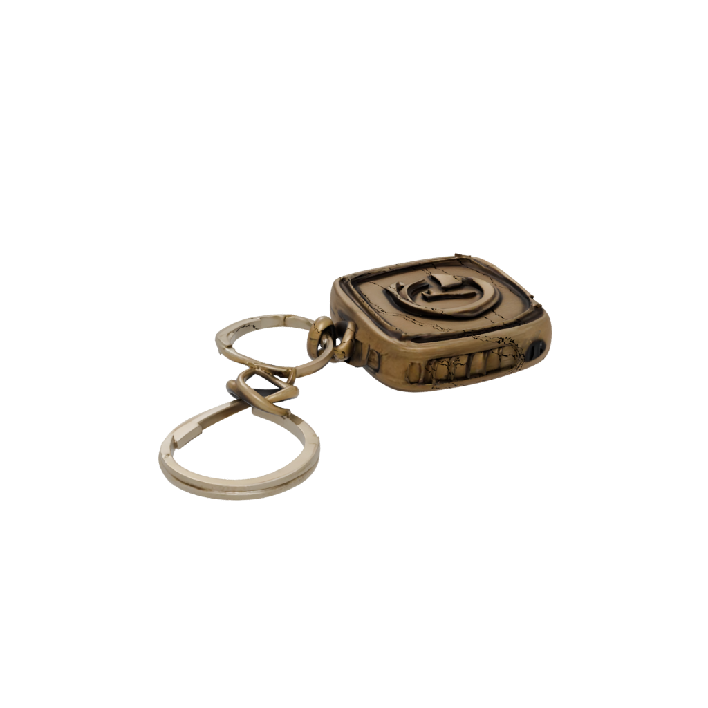 Bronze Monogram Initial G — keychains 3D print model, STL