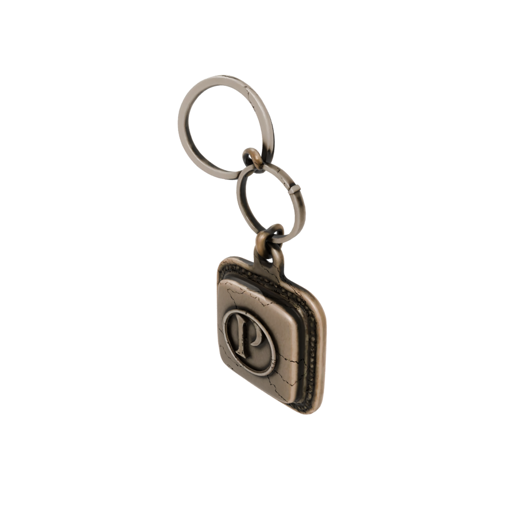 Bronze Monogram Initial P