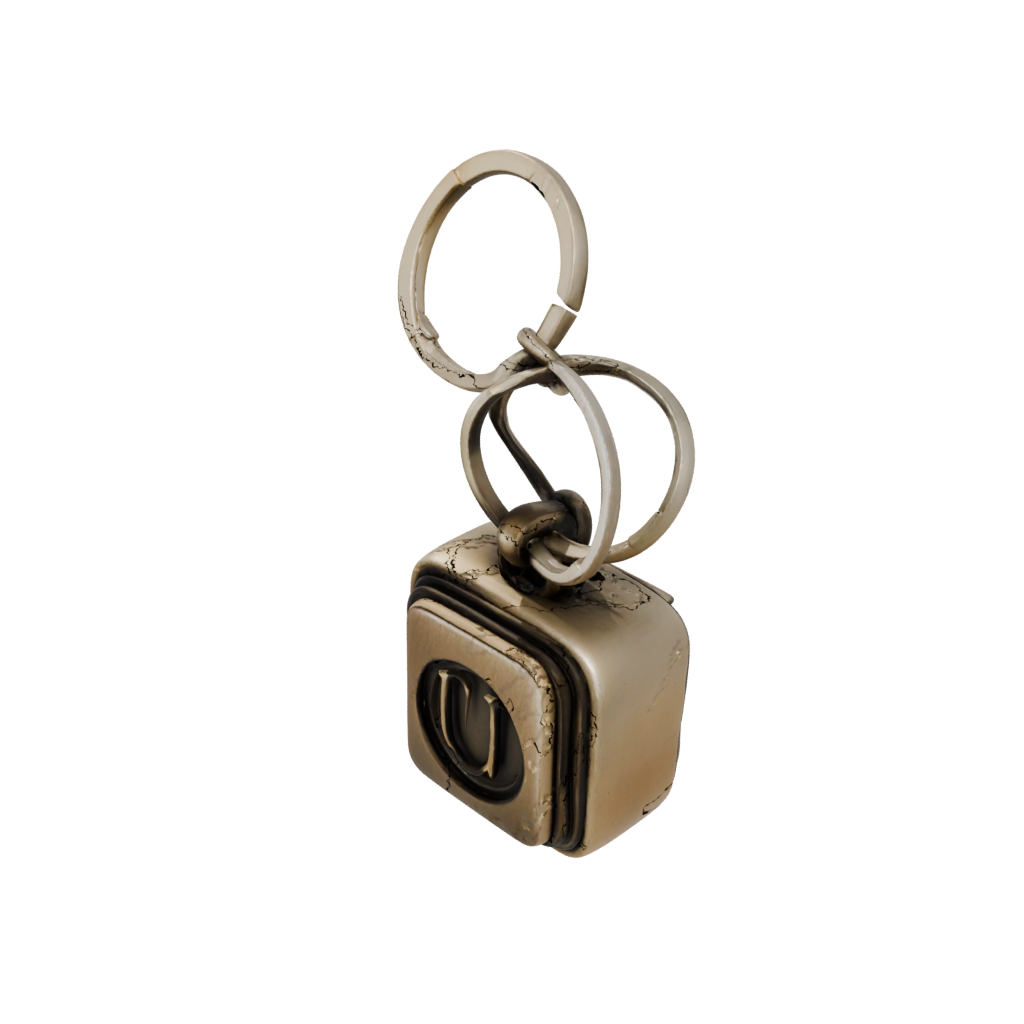 Bronze Monogram Initial U