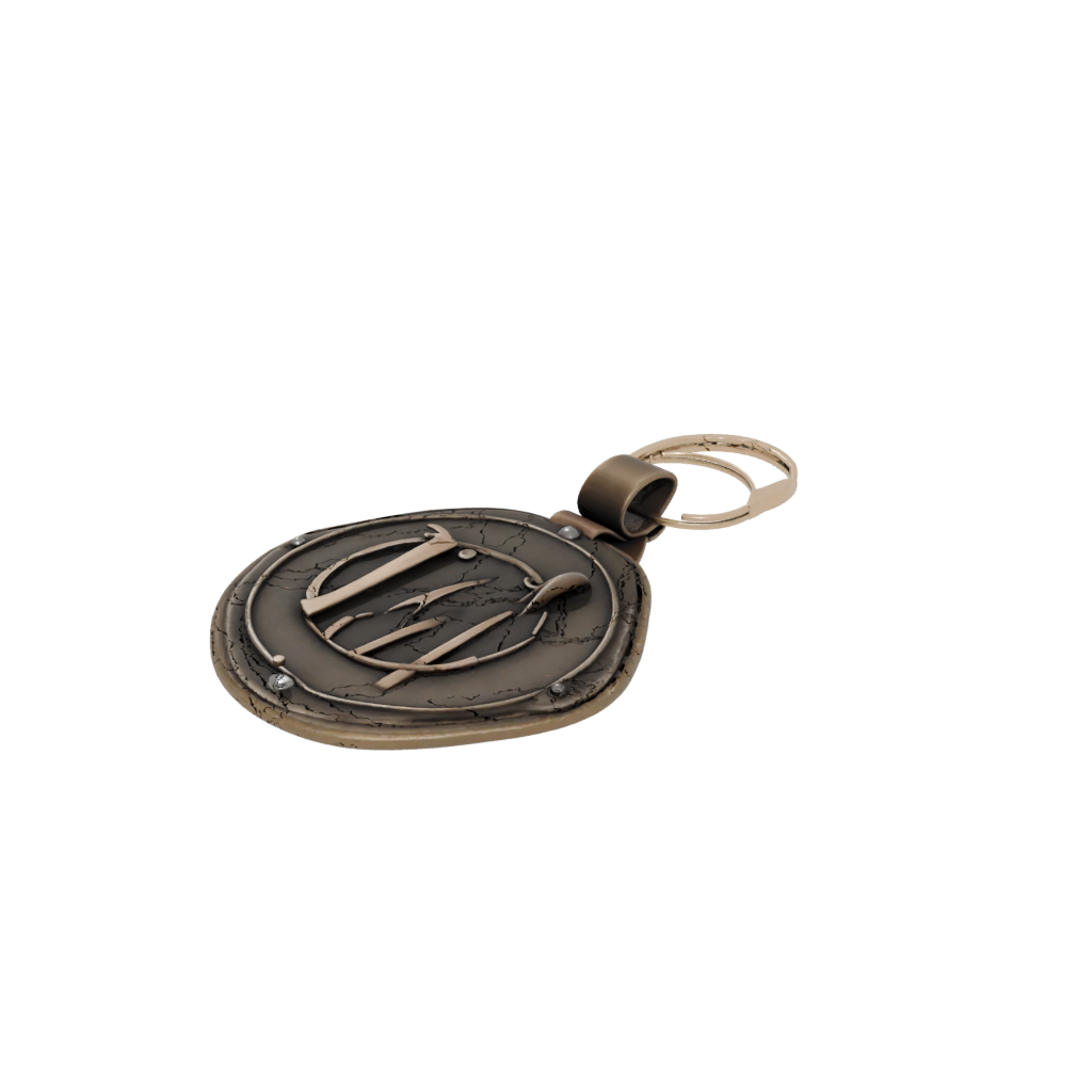 Bronze Monogram Initial W