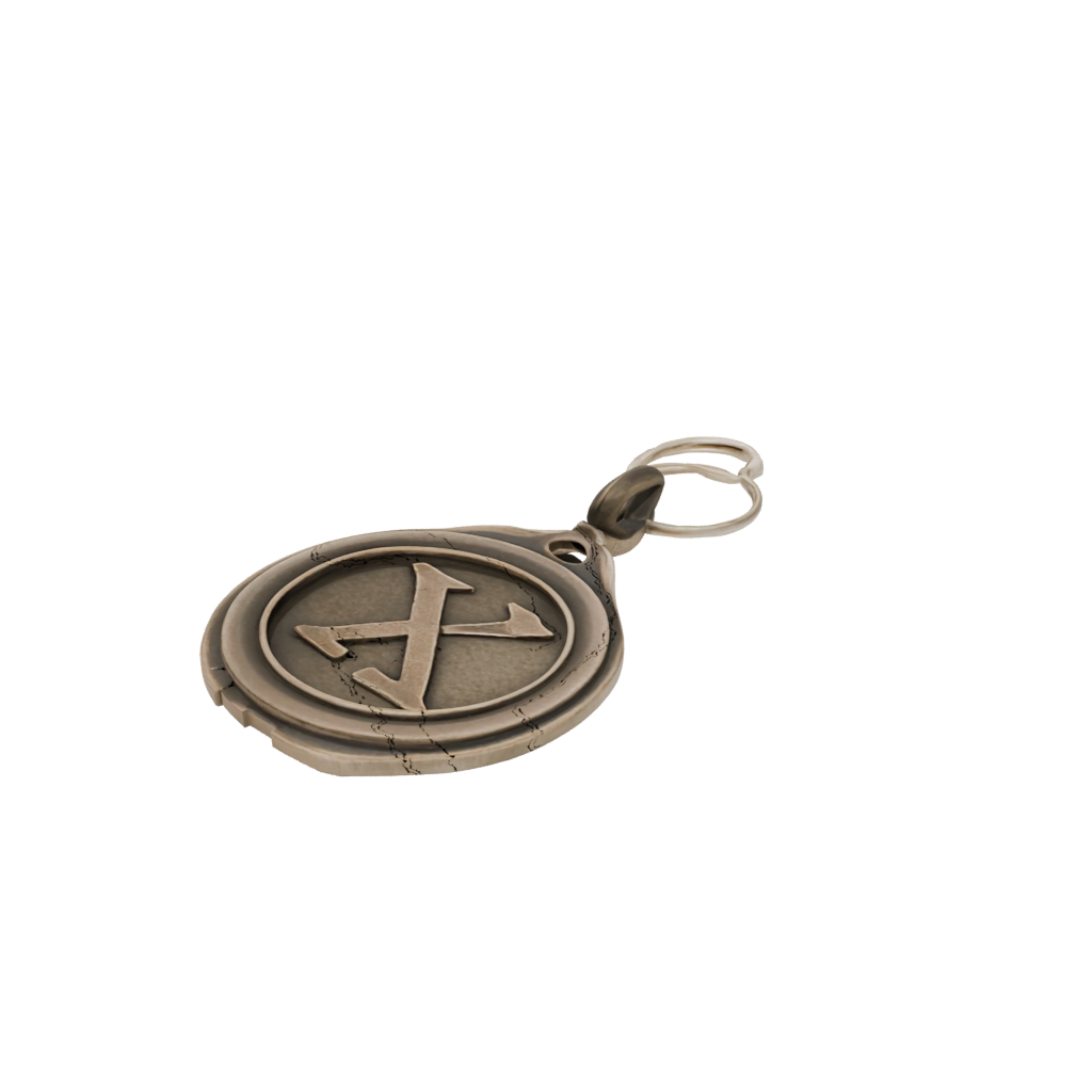 Bronze Monogram Initial X