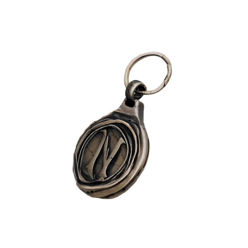 Bronze Monogram Initial Y — keychains 3D print model, STL