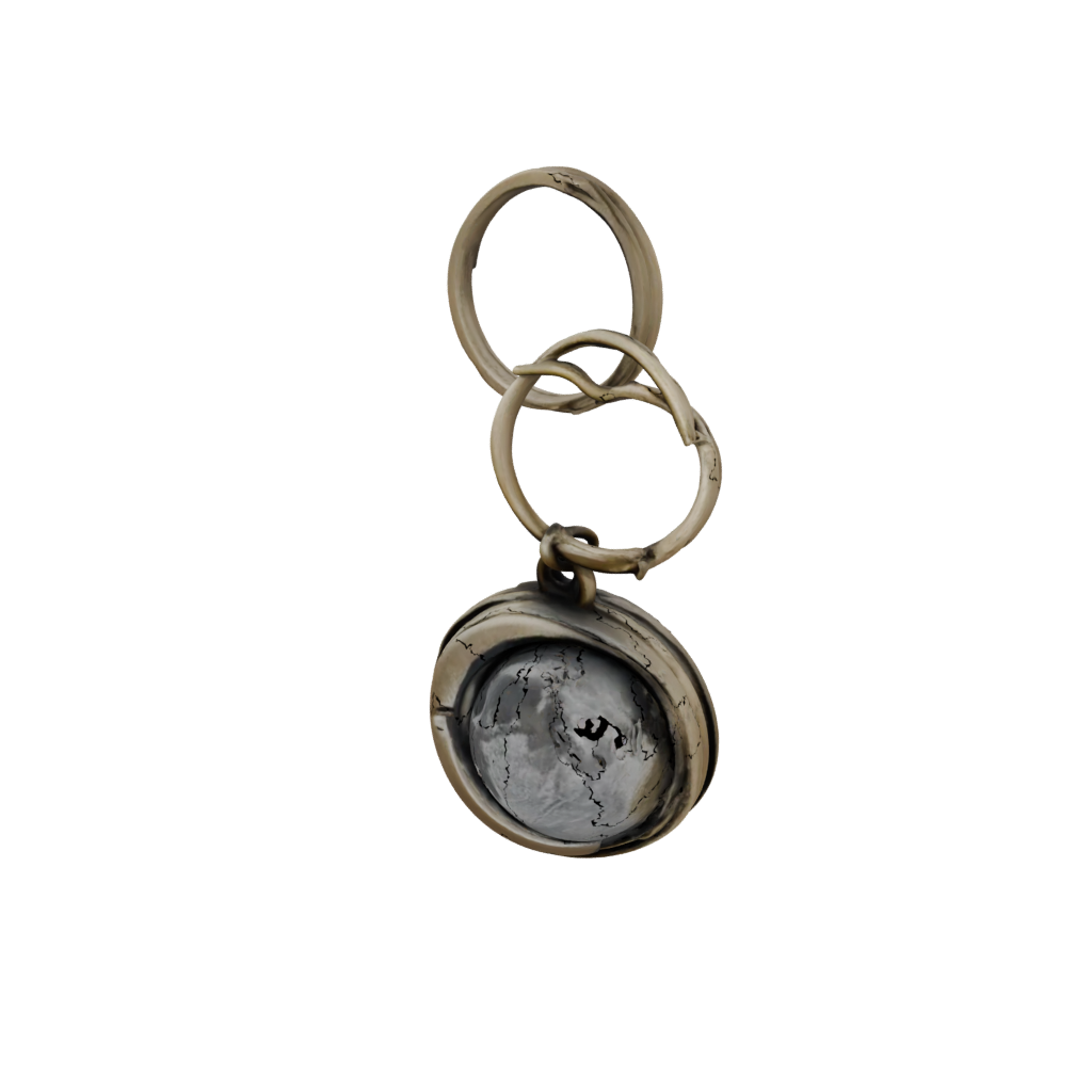 Bronze Moon Crescent Charm