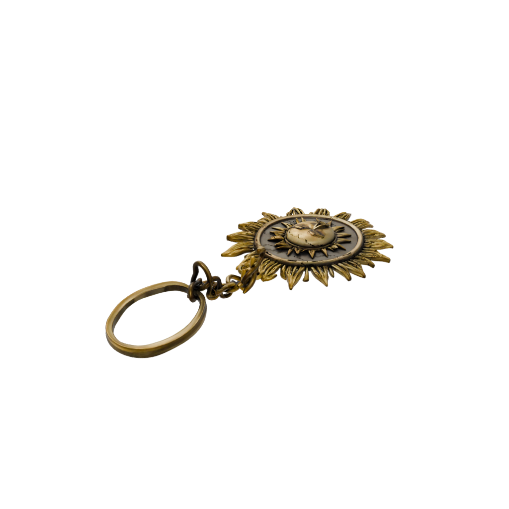 Bronze Sun Charm — keychains 3D print model, STL