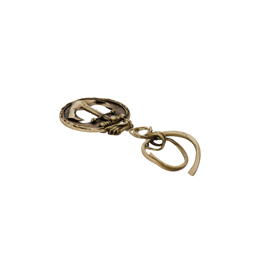 Bronze Layered Anchor Charm