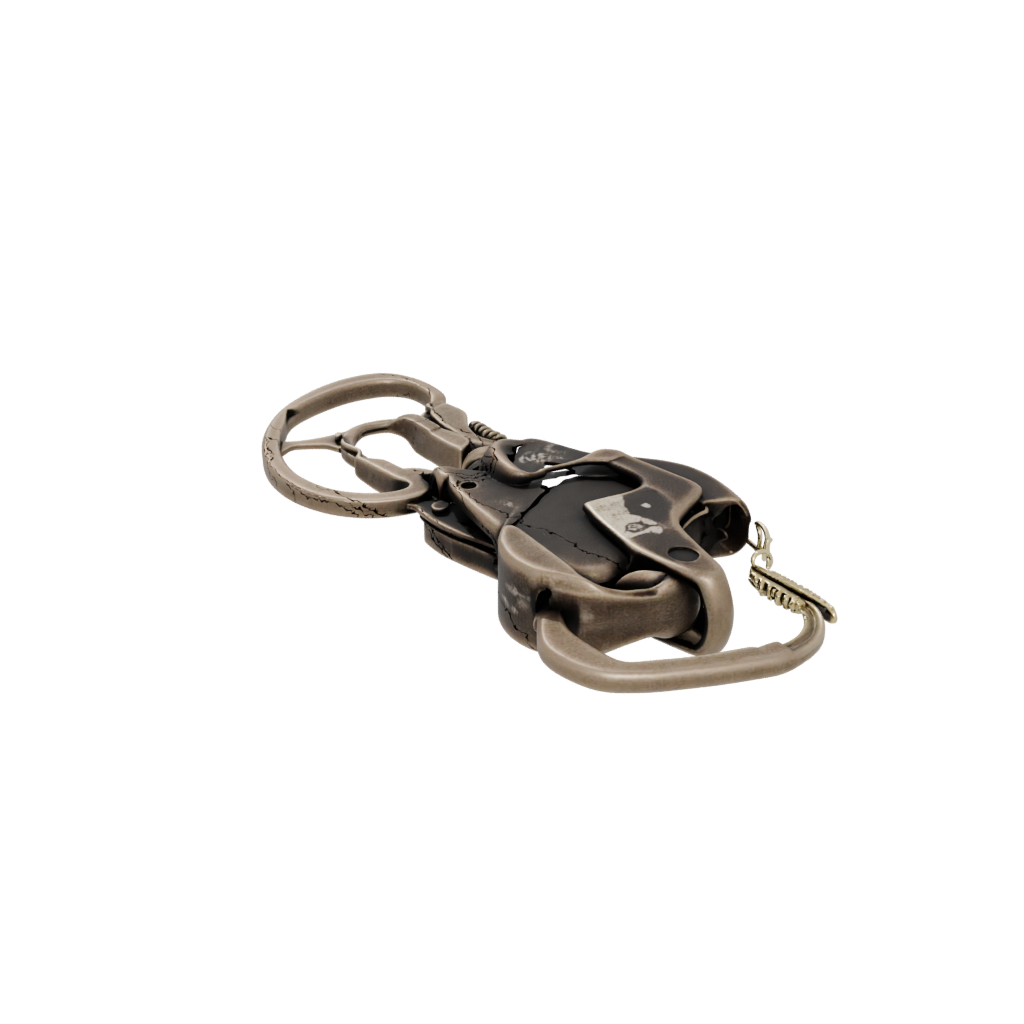 Bronze Layered Carabiner Clip — keychains 3D print model, STL