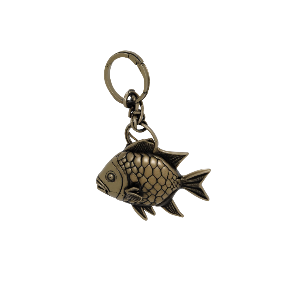 Bronze Layered Fish Charm