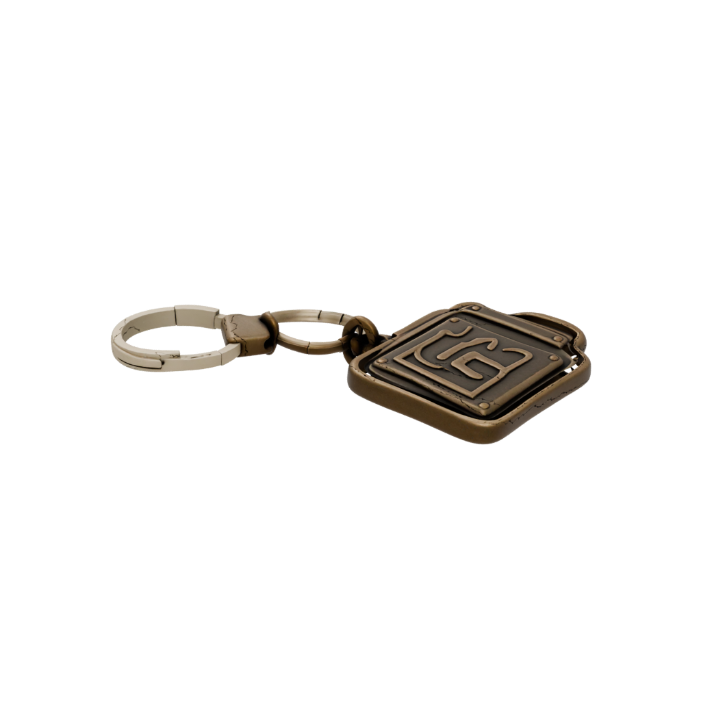 Bronze Layered Monogram Initial I