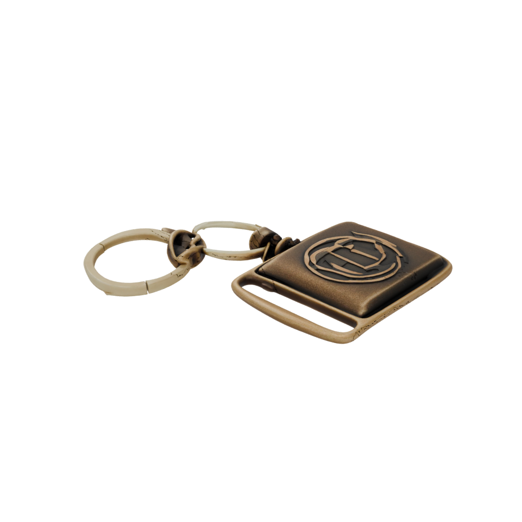 Bronze Layered Monogram Initial L