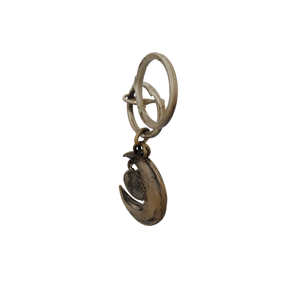 Bronze Layered Moon Crescent Charm