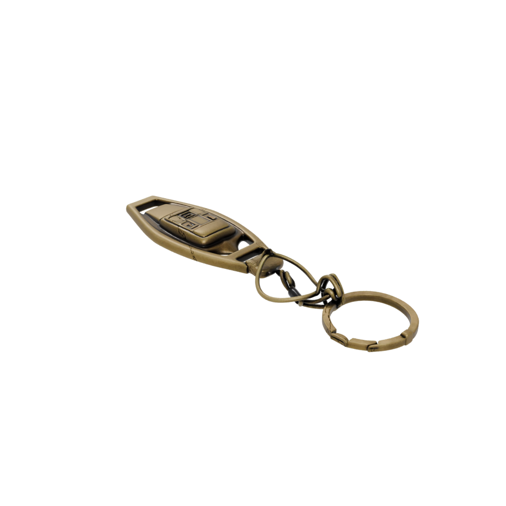 Bronze Layered Whistle Keyfob — keychains 3D print model, STL