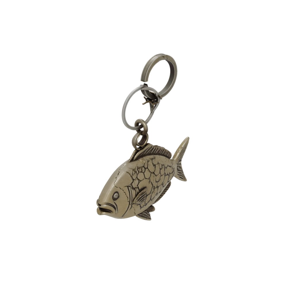 Bronze Outline Fish Charm
