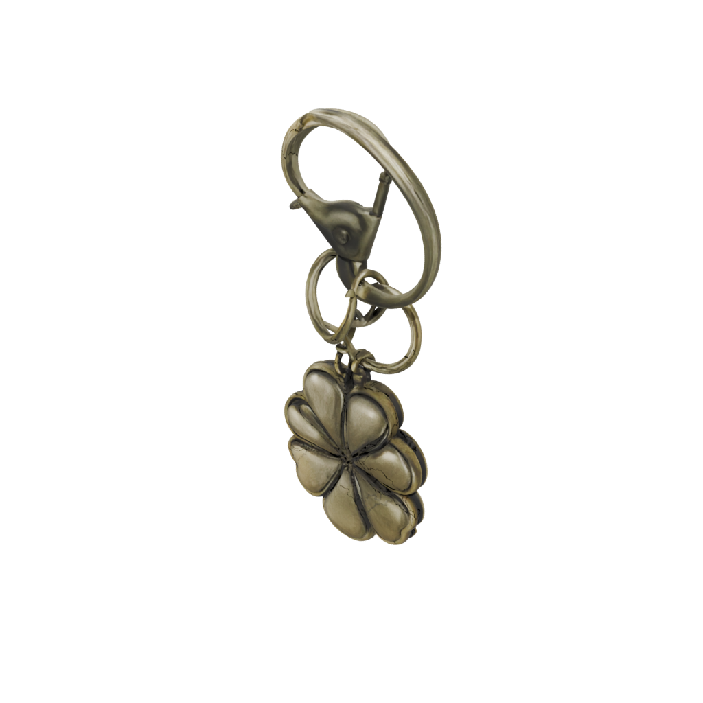 Bronze Outline Four-Leaf Clover Charm