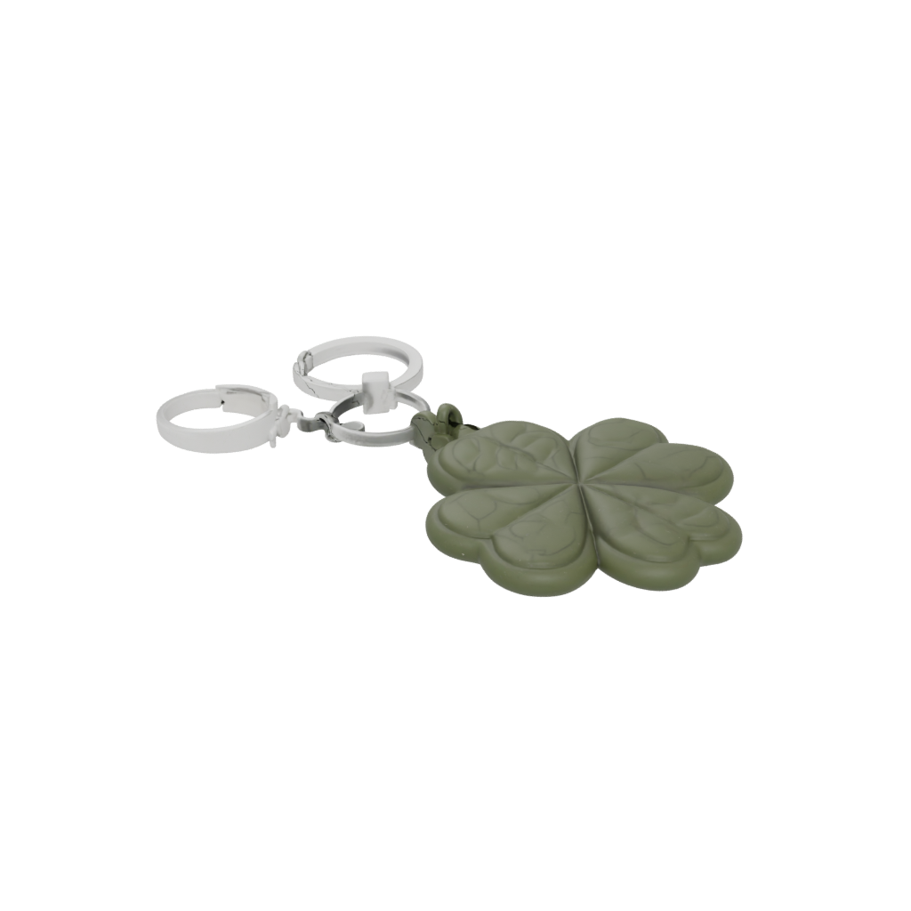 Camo 3D Four-Leaf Clover Charm