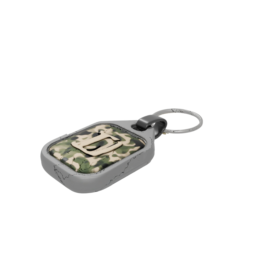 Camo 3D Monogram Initial J